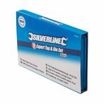 Silverline tap- en snijset - hardmetaal - metrisch M3–M12., Ophalen of Verzenden, Nieuw