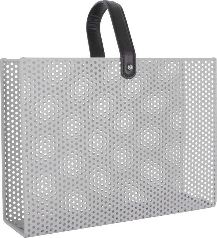 Present Time Tijdschriftenrek Perky Mesh - Grijs - 30x33x9cm, Huis en Inrichting, Woonaccessoires | Overige, Nieuw, Ophalen of Verzenden