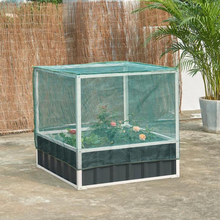 Moestuinbak met net Alblasserdam met 1 paar handschoenen 90x, Huis en Inrichting, Slaapkamer | Bedden, Verzenden