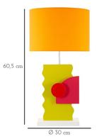 TAFELLAMP KLEUR -B- 30X60,5, Huis en Inrichting, Lampen | Tafellampen, Ophalen of Verzenden, Nieuw