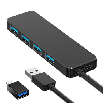 Strex USB 3.0 Hub - USB Splitter - 4 Poorten - 5Gbps - 35CM