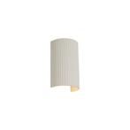Scandinavische wandlamp beige halfrond 2-lichts - Plaster, Huis en Inrichting, Lampen | Wandlampen, Nieuw, Scandinavisch