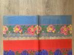 Behangrand - Fiori Rose Blu Agrumi Uva Cavalli