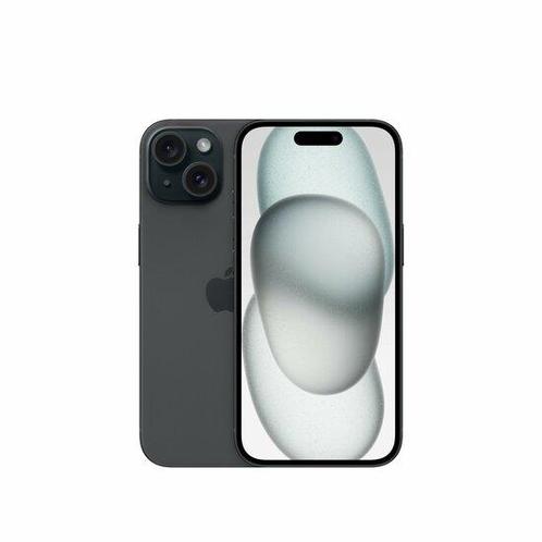 nieuwstaat Apple iPhone 15 zwart 128GB + nieuwe accu 100%..., Telecommunicatie, Mobiele telefoons | Apple iPhone, Nieuw, Verzenden
