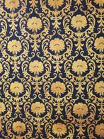 Luxe prestigieuze stof Damscato Limited edition goud! Blauwe
