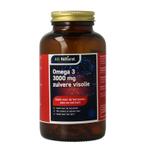 All Natural Omega 3 3000mg zuivere visolie 100 Capsules, Verzenden, Nieuw