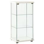 Witte Vitrinekast Gehard Glas | OP=OP | Kwaliteit, Met plank(en), Minder dan 50 cm, Nieuw, Ophalen of Verzenden