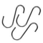 Set van 16 kleine roestvrijstalen ophanghaken (6 cm, zilver, Ophalen of Verzenden, Nieuw