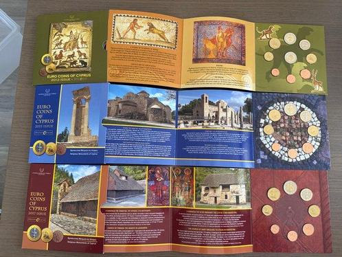 Cyprus. Year Set (BU) 2012/2017 (3 sets) (Zonder, Postzegels en Munten, Munten | Europa | Euromunten