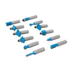 Silverline TCT Frees Set - 12 mm - 12 delig (Freesbits)