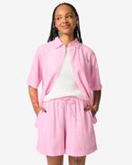 HEMA Dames korte broek Tatum lila lichtroze, Verzenden, Nieuw
