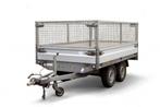 Hapert plateauwagen 2000Kg + loofrekken Plateauwagen, Ophalen of Verzenden, Gebruikt