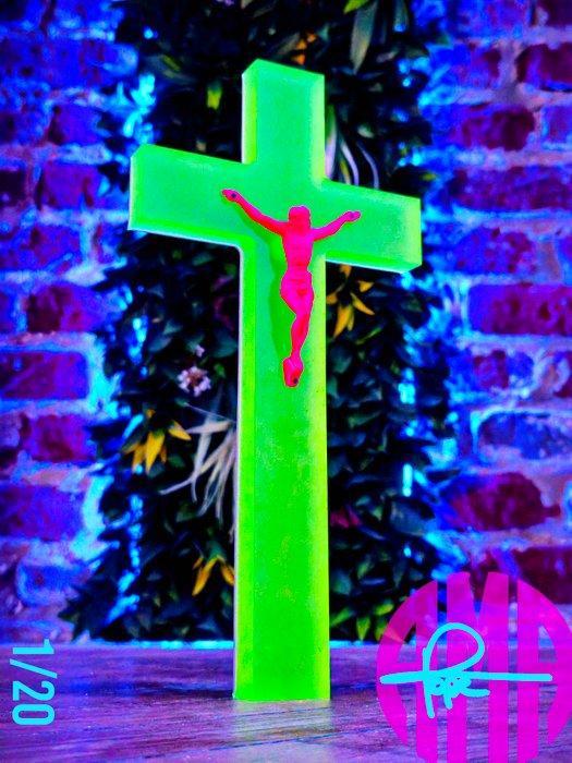 AMA • Pope (1985) - Neon Paradise, Antiek en Kunst, Kunst | Designobjecten