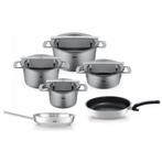 Fissler Phi Collection Pannenset met Glasdeksels - 6 Delig m, Verzenden, Nieuw