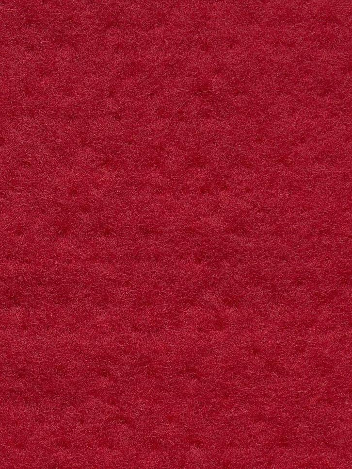 Merino Naaldvlies steenrood, Hobby en Vrije tijd, Stoffen en Lappen, 30 tot 120 cm, 30 tot 200 cm, Rood, Nieuw, Wol, Ophalen of Verzenden