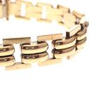 8 Krt. Bismarck schakel armband | 19 cm (uniek) (uniek), Ophalen of Verzenden, Gebruikt, Overige kleuren, Goud