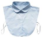 NIEUW Losse blouse kraagjes voor onder je trui - licht blauw, Nieuw, Blauw, Maat 38/40 (M), Losse Blouse Kraagjes