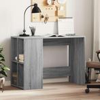 vidaXL Bureau 102x50x75 cm bewerkt hout grijs sonoma, Huis en Inrichting, Bureaus, Verzenden, Nieuw