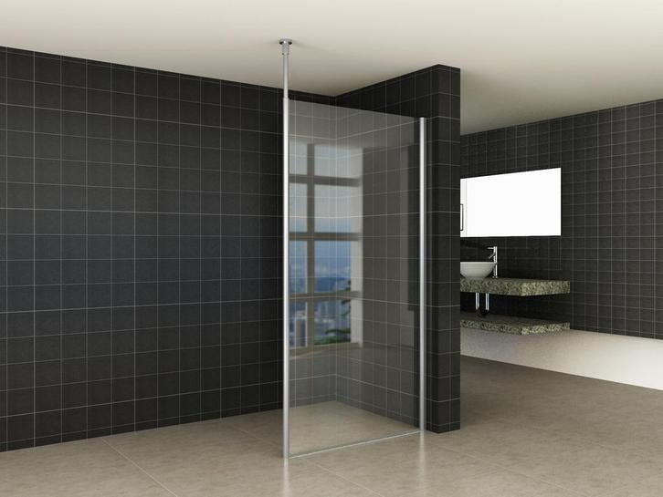 Set verticale stabilisatiestang + plafondbevestiging chroom, Doe-het-zelf en Verbouw, Overige Doe-het-zelf en Verbouw, Nieuw, Verzenden