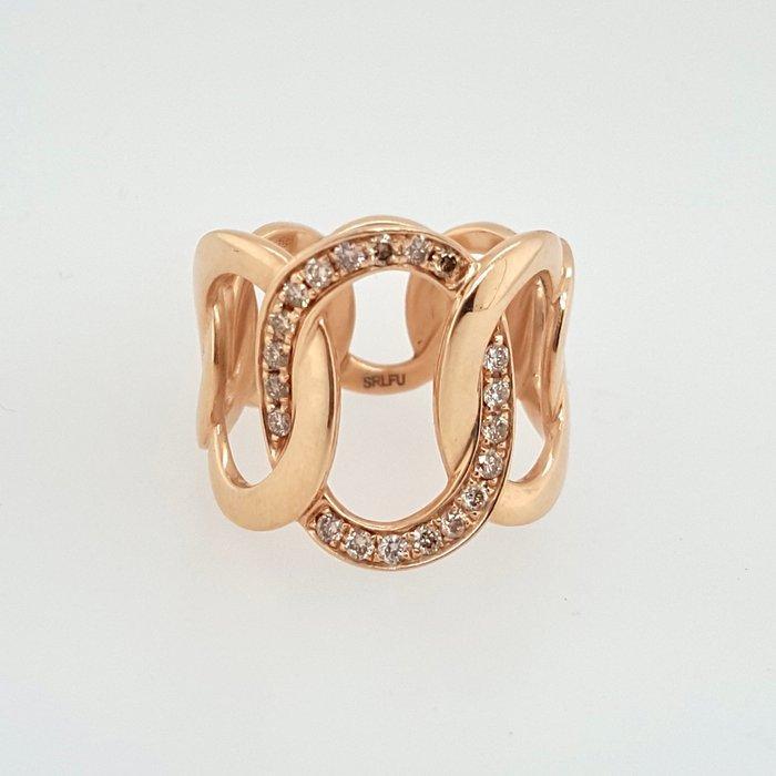 Pomellato - Ring - Brera - 18 karaat Roségoud - 0.30ct. tw., Sieraden, Tassen en Uiterlijk, Ringen