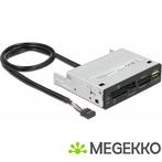 Delock 91708 3,5  USB 2.0-kaartlezer 5 sleuven + 1 x USB 2.0, Verzenden, Nieuw, DeLock