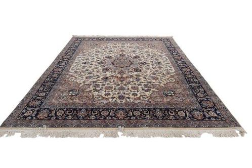 Isfahan Korkwolle zeer fijn - Vloerkleed - 307 cm - 254 cm, Huis en Inrichting, Stoffering | Tapijten en Kleden
