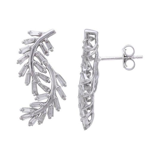 Oorbellen - 18 karaat Witgoud - 1.02ct. tw. Diamant, Sieraden, Tassen en Uiterlijk, Oorbellen