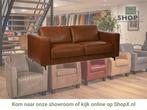 Leren bank Clear - 3 zits, Huis en Inrichting, Banken | Bankstellen, Bohemian, Eigentijds, Modern, Retro, Vintage, Nieuw, Ophalen of Verzenden