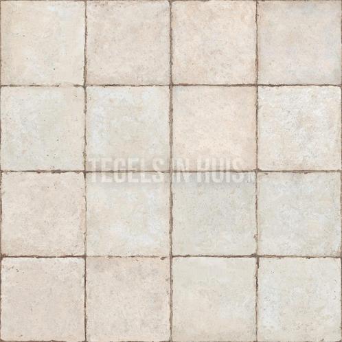 Vloertegel / wandtegel fs rock wit antislip 45,2x45,2 cm 4, Doe-het-zelf en Verbouw, Tegels, Vloertegels, Nieuw, 10 m² of meer