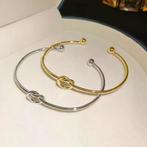 Vintage RVS Armbanden met Gevlochten Twist, Sieraden, Tassen en Uiterlijk, Armbanden, Verzenden, Nieuw