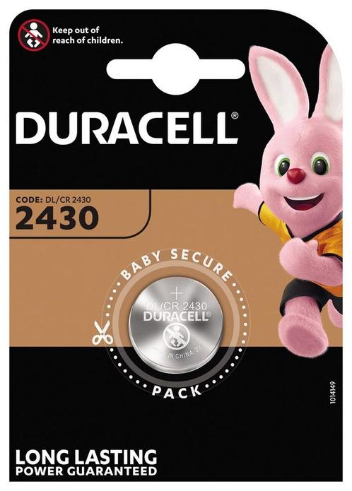 Duracell Duracell - knoopcel Electronics - CR2430, Zakelijke goederen, Partijgoederen en Retail | Verpakking en Verzending, Ophalen of Verzenden
