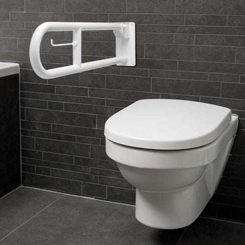 SecuCare Opklapbare Toiletbeugel 60cm, Doe-het-zelf en Verbouw, IJzerwaren en Bevestigingsmiddelen, Overige typen, Nieuw, Verzenden