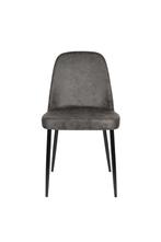 Eetkamerstoel - Joep - Antraciet - PU-Leer - House of Rebels, Huis en Inrichting, Stoelen, Verzenden, Nieuw