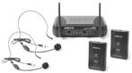 Vonyx Headset draadloos microfoonsysteem 2-kanaals VHF STWM7, Muziek en Instrumenten, Microfoons, Nieuw, Verzenden