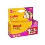 Kodak Gold 200 GB 135-36 3pack, Nieuw, Ophalen of Verzenden, Kodak