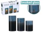 Arti Casa LED Kandelaar in Glas - 3 stuks, Huis en Inrichting, Verzenden, Nieuw