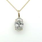 Halsketting - 14 karaat Geel goud - 3.00ct. tw. Diamant, Nieuw