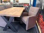 Nieuwe Eethoek Set !! Incl. 4 Eetkamerstoelen, Ophalen, Nieuw, 4 tot 6 stoelen