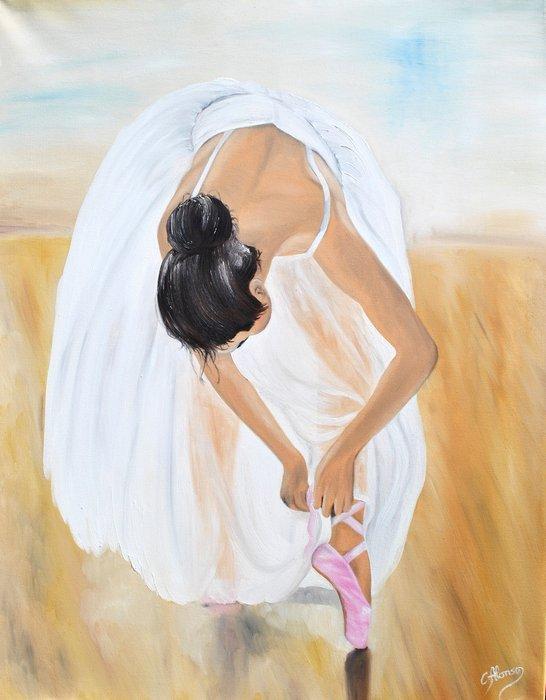 Carolina Alonso - Gleich fertig **XL, Antiek en Kunst, Kunst | Schilderijen | Modern