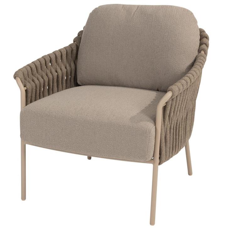 Comino low dining tuinstoel latte 4 Seasons Outdoor, Tuin en Terras, Tuinsets en Loungesets, Nieuw, Ophalen of Verzenden