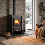 Vrijstaande Houtkachel | 22kW Staal | Premium | OP=OP, Ophalen of Verzenden, Nieuw, Vrijstaande haard, Houthaard