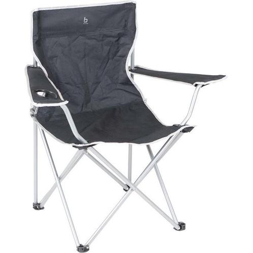 Bo-Camp - Vouwstoel - Compact - Staal - Zwart, Caravans en Kamperen, Kampeeraccessoires, Zo goed als nieuw, Ophalen of Verzenden