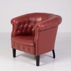 Poltrona Frau - Renzo Frau - Fumoir - Fauteuil - Leder, Hout, Antiek en Kunst