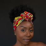 Afrikaanse Rode Decoration / hoofddoek - headwrap, Ophalen of Verzenden, Nieuw