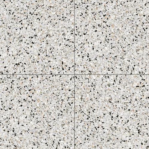 Vloertegel / wandtegel nadinne terrazzo naturel grijs 60x60, Doe-het-zelf en Verbouw, Tegels, Vloertegels, Nieuw, 10 m² of meer