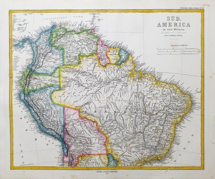 Zuid-Amerika - Zuid-Amerika / Colombia / Venezuela / Caracas, Boeken, Atlassen en Landkaarten