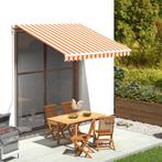 vidaXL Vervangingsdoek voor luifel 3x2,5 m geel en oranje, Tuin en Terras, Zonneschermen, Verzenden, Nieuw