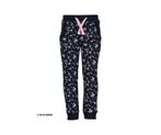 Meisjes sweat broek - gebloemd blauw - maat: 98 - Blue Seven, Verzenden, Nieuw, Blue Seven