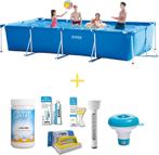 Intex Zwembad  Frame Pool  450 x 220 x 84 cm  Inclusief, Verzenden, 200 tot 300 cm, 80 tot 120 cm, Nieuw