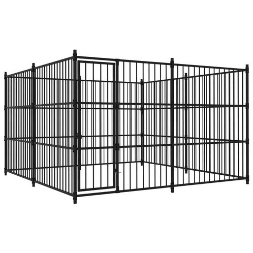 vidaXL Hondenkennel voor buiten 300x300x185 cm, Dieren en Toebehoren, Honden-accessoires, Nieuw, Verzenden